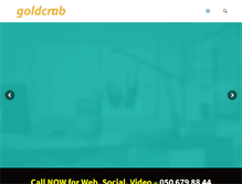 Tablet Screenshot of goldcrab.com